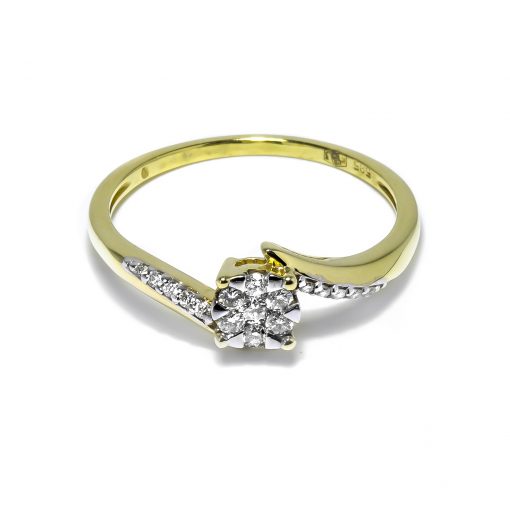 Vynímočný diamantový prsteň
