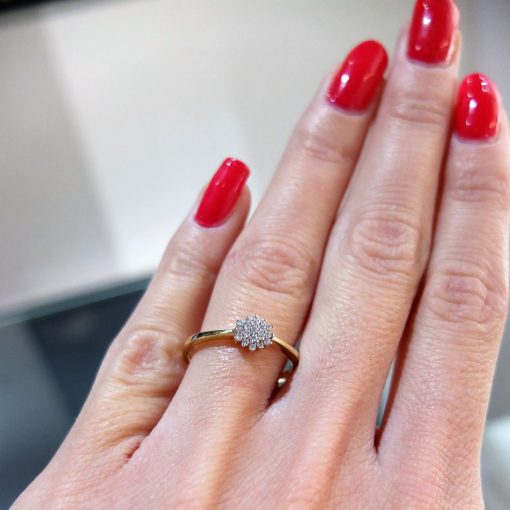 luxusný diamntový prsteň