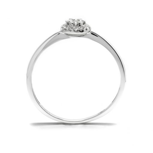 Elegantný diamantový prsteň