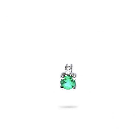Jemný diamantový prívesok so Smaragdom
