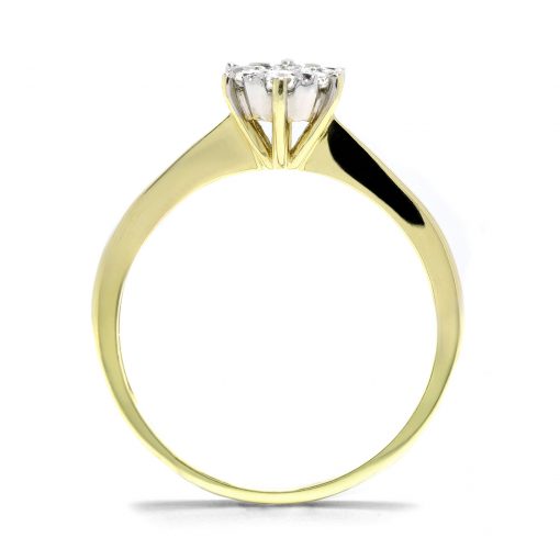 Luxusný diamantový prsteň