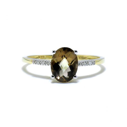 Luxusný diamantový prsteň so Záhnedou