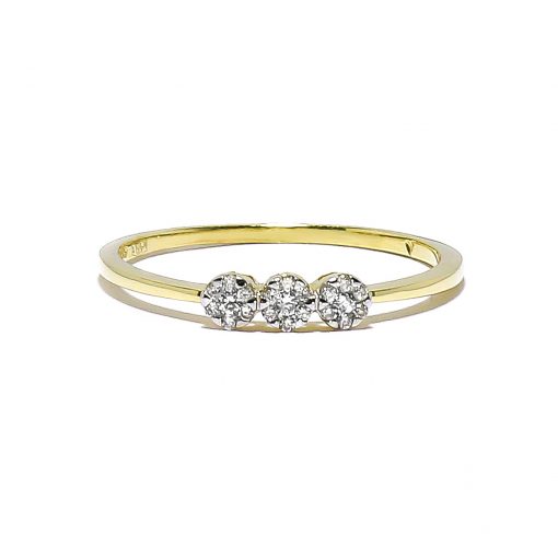 Elegantný diamantový prsteň