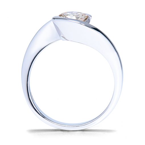 Diamantový prsteň z bieleho zlata 0,83ct