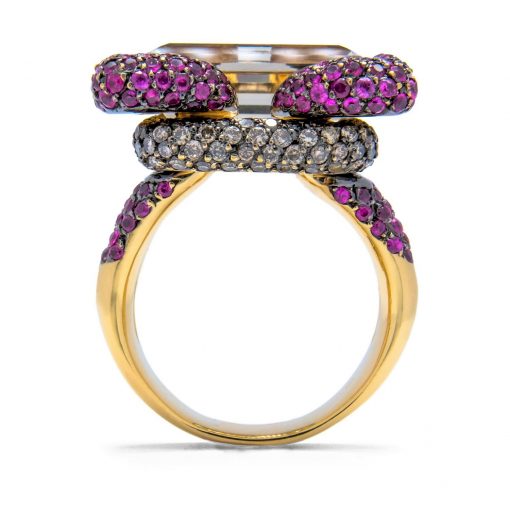 luxusny-zlaty-prsten-citrin-rubin-diamant